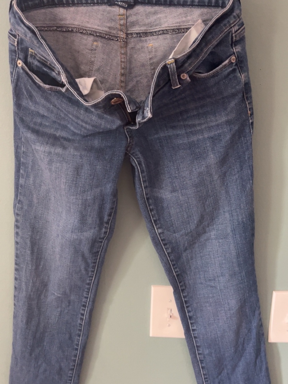 Women's Blue Stretch Slim Jeans